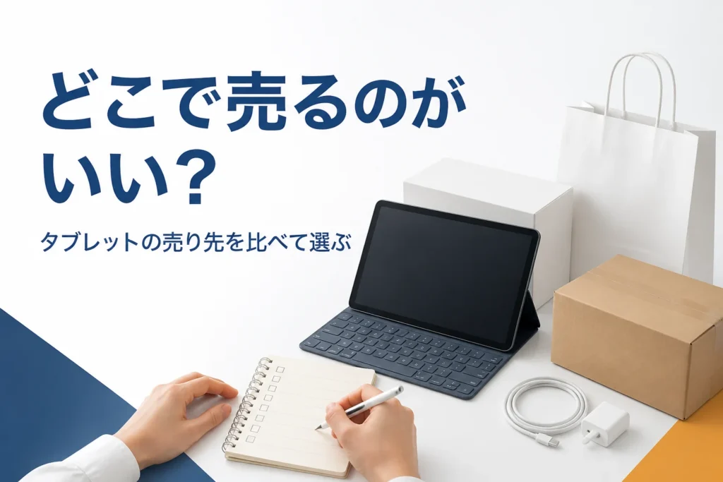 タブレットと売り先を比べるメモ