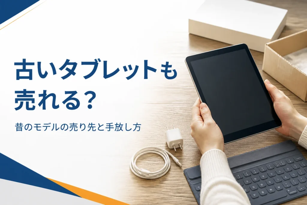 引き出しから出てきた古いタブレットと元箱
