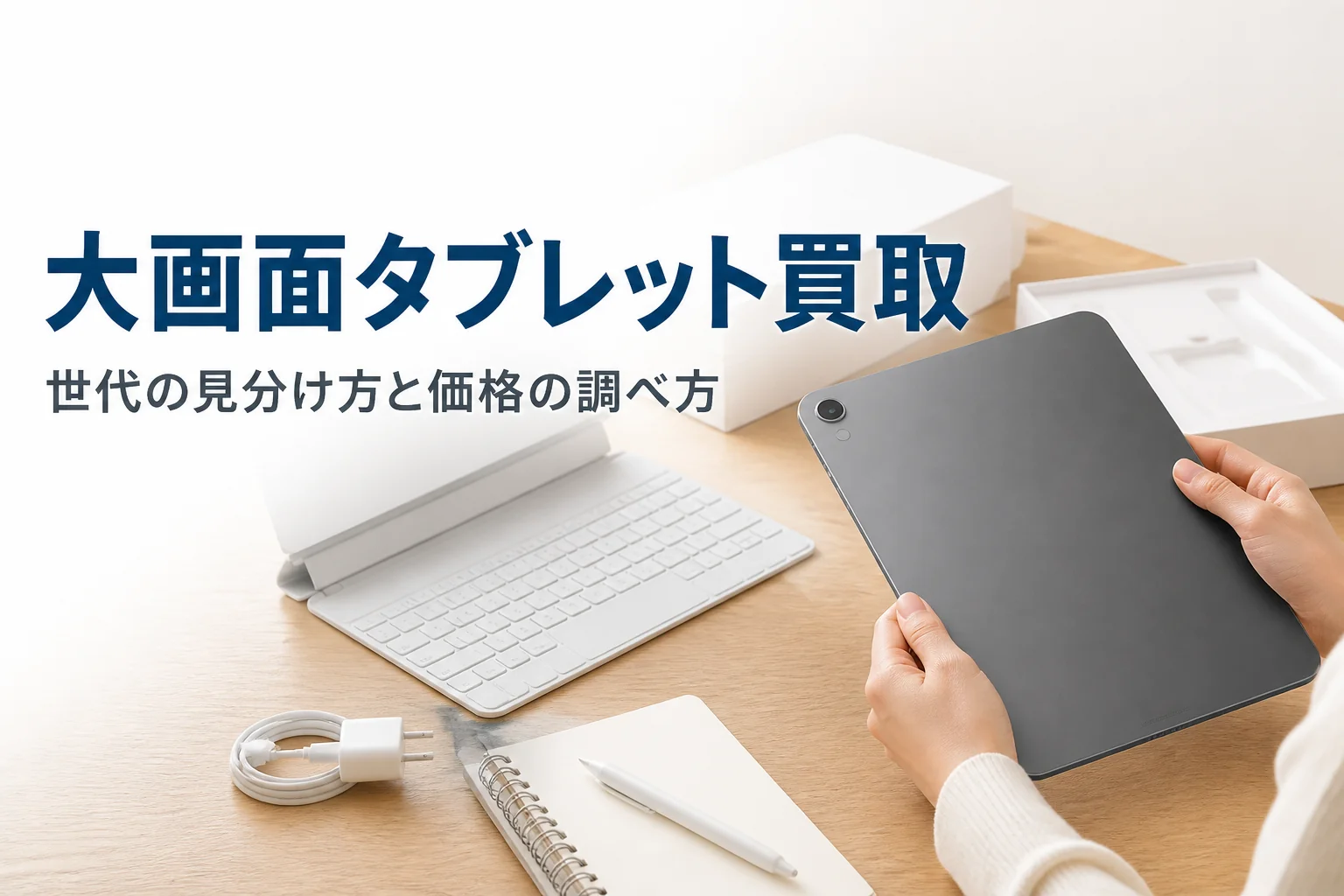 売る前に大きめのタブレットの世代を確かめる手元