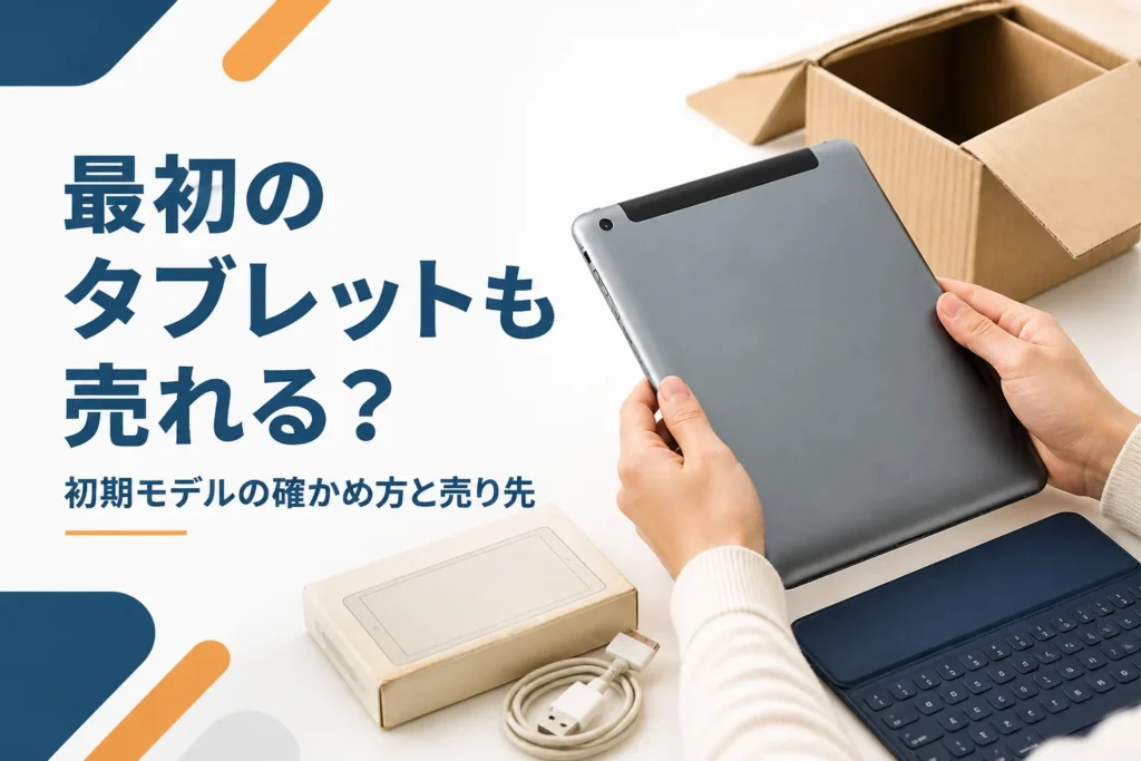 押し入れから出てきた古いタブレットと元箱