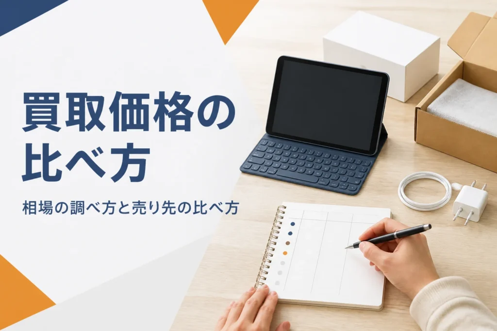 小型タブレットと売り先を比べるメモ