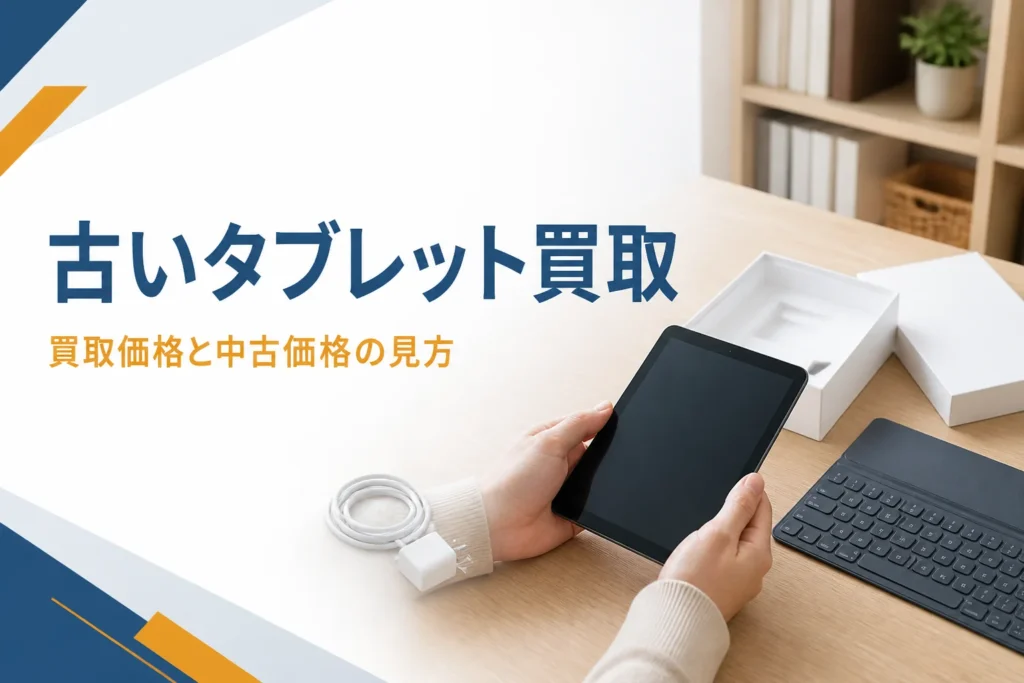 棚から出した小型タブレットと元箱