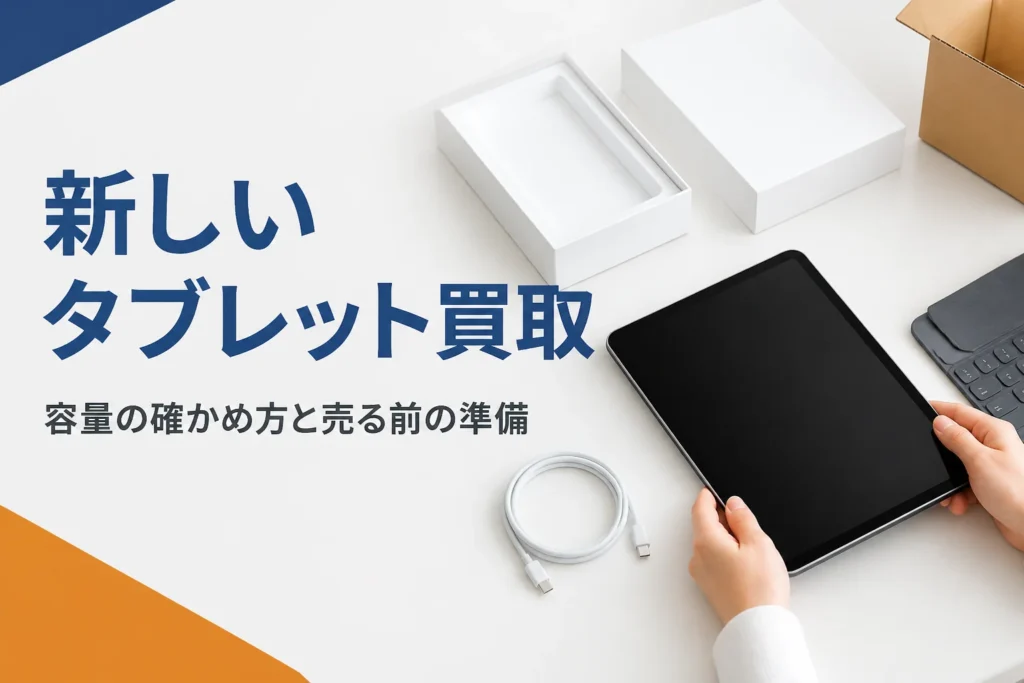 売る前の新しいタブレットと元箱