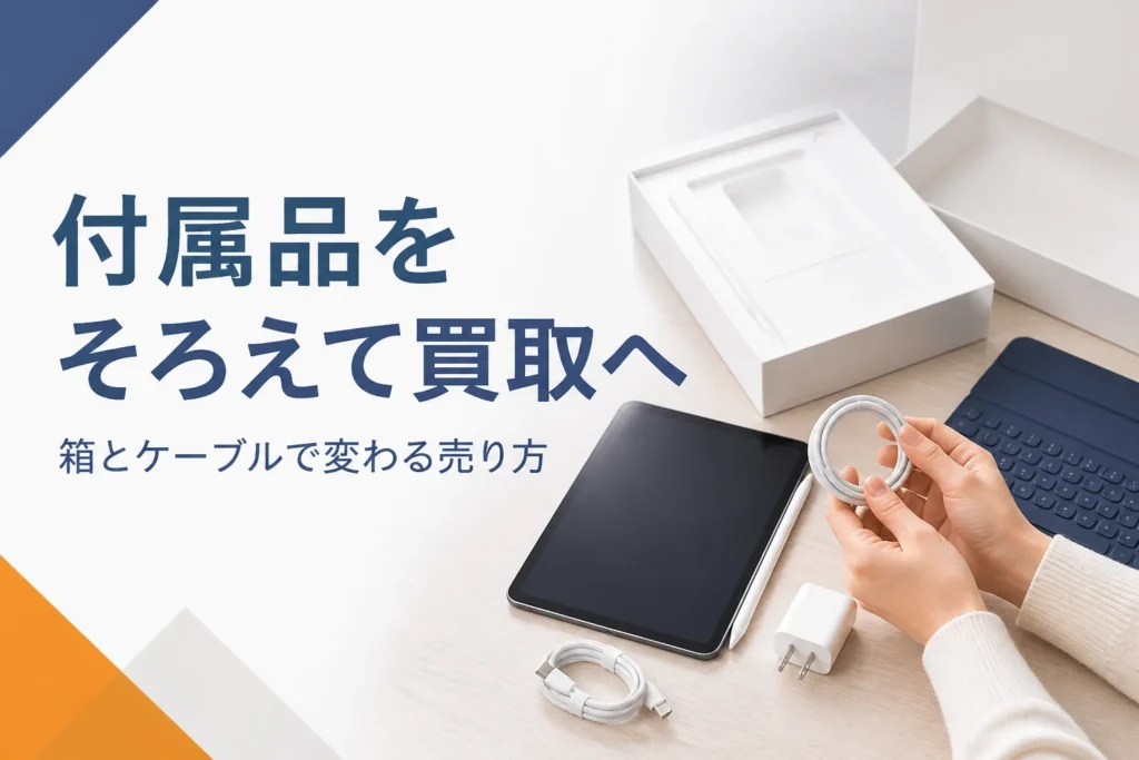 タブレットと元箱、充電器、ケーブル