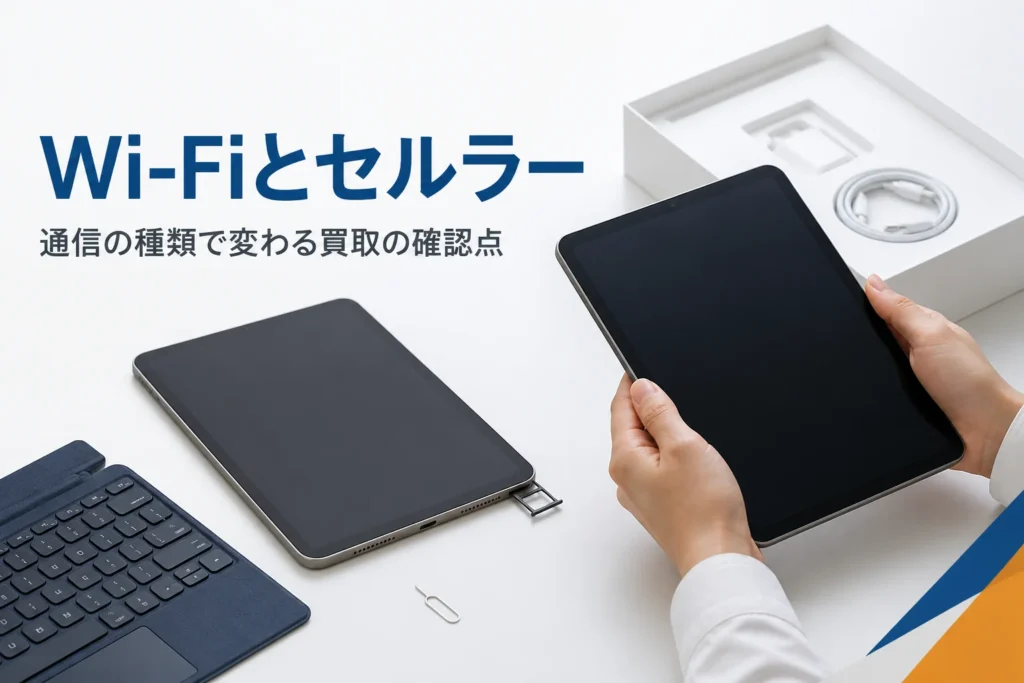 2台のタブレットとSIMトレイ・SIMピン