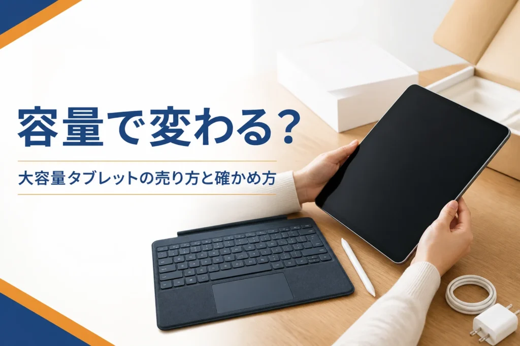 大容量のタブレットとタッチペン・キーボードカバー