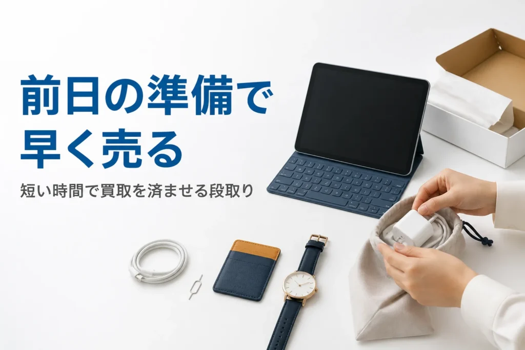買取に持って行く前にまとめたタブレットと付属品
