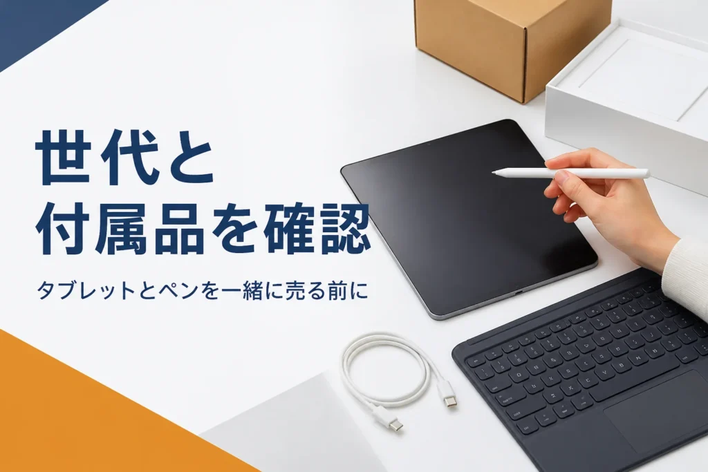 タブレットとタッチペン、キーボードカバー