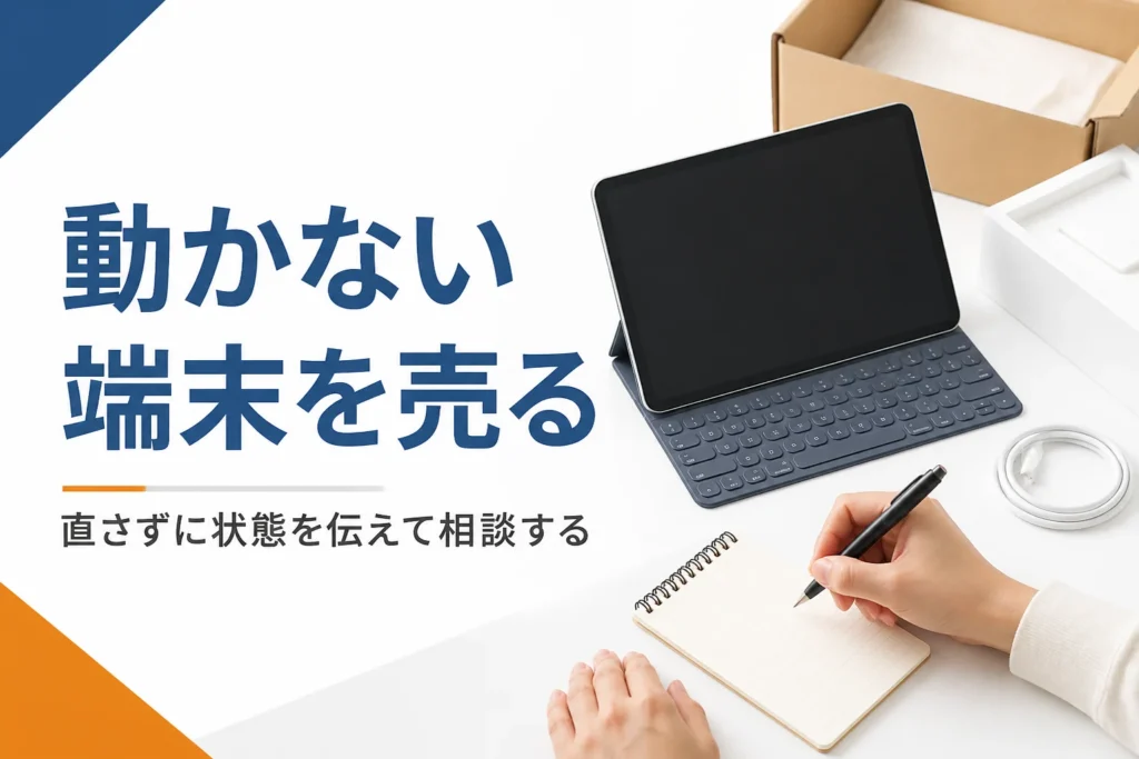 電源が入らないタブレットと症状メモ