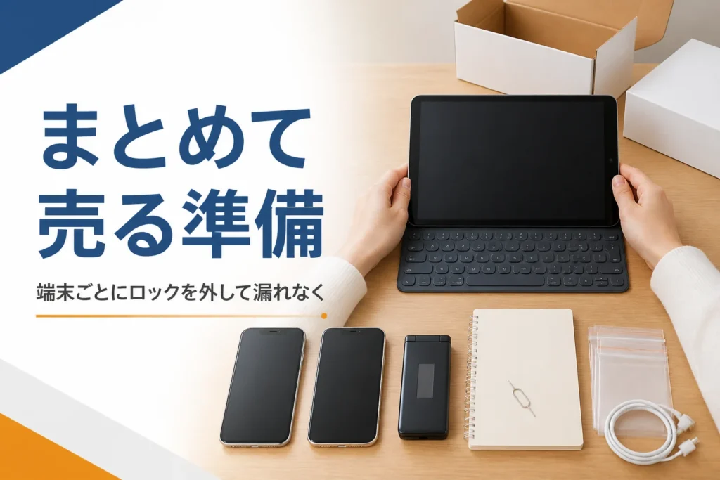 まとめて売る複数の端末と台帳